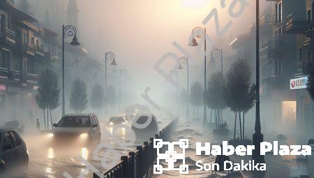 Denizli’de Sağanak Sonrası Sis Kabusu: Görüş 10 Metreye İndi