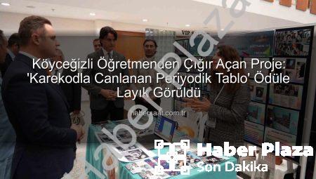 Köyceğizli Öğretmenden Eğitimde Çığır Açan Proje: Karekodla Canlanan Periyodik Tablo Ödülü Kapattı!