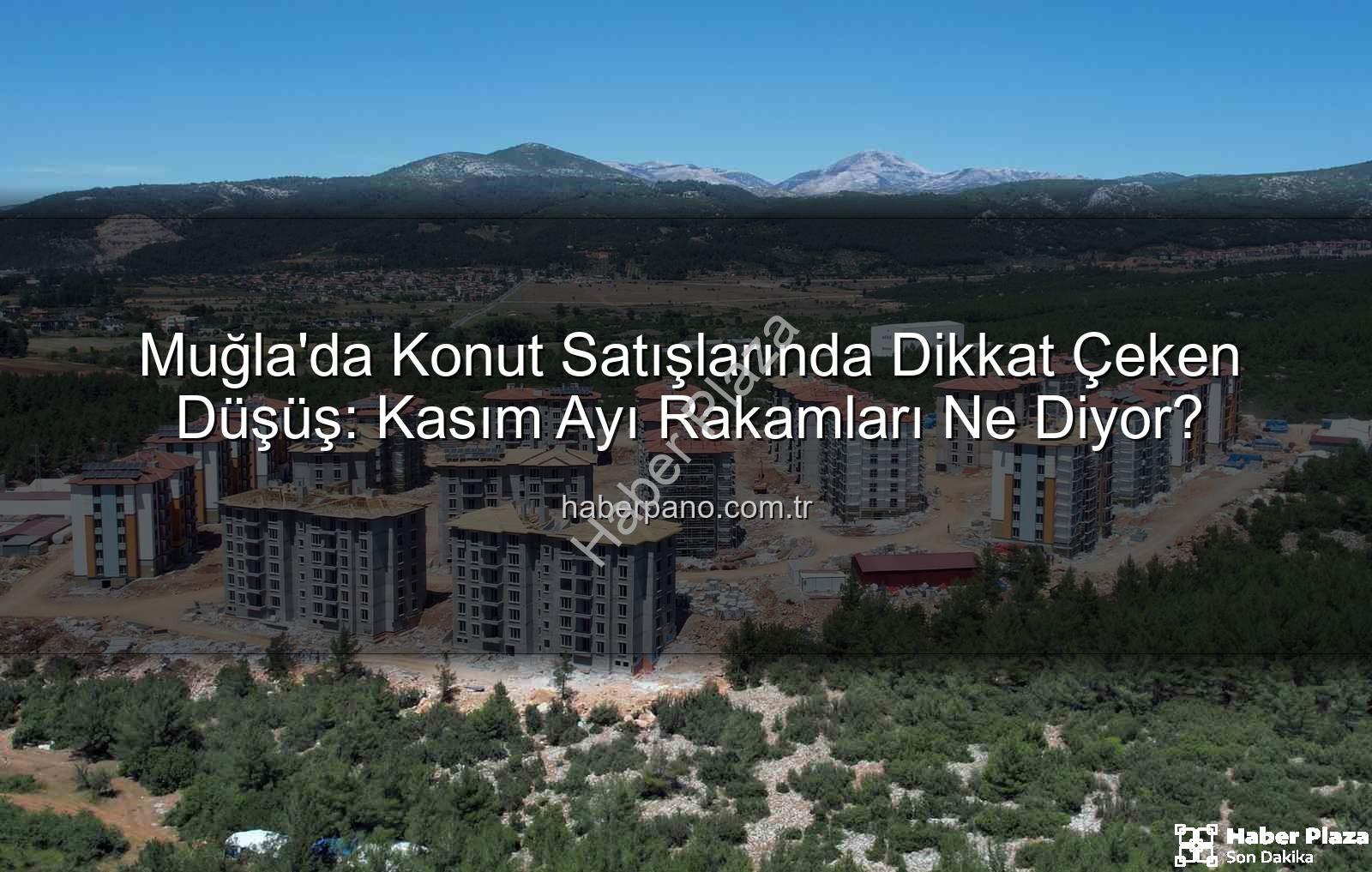 Muğla konut satışları - Muğla'da Konut Satışları Geriledi: Kasım 2025 Rakamları Ne Diyor?