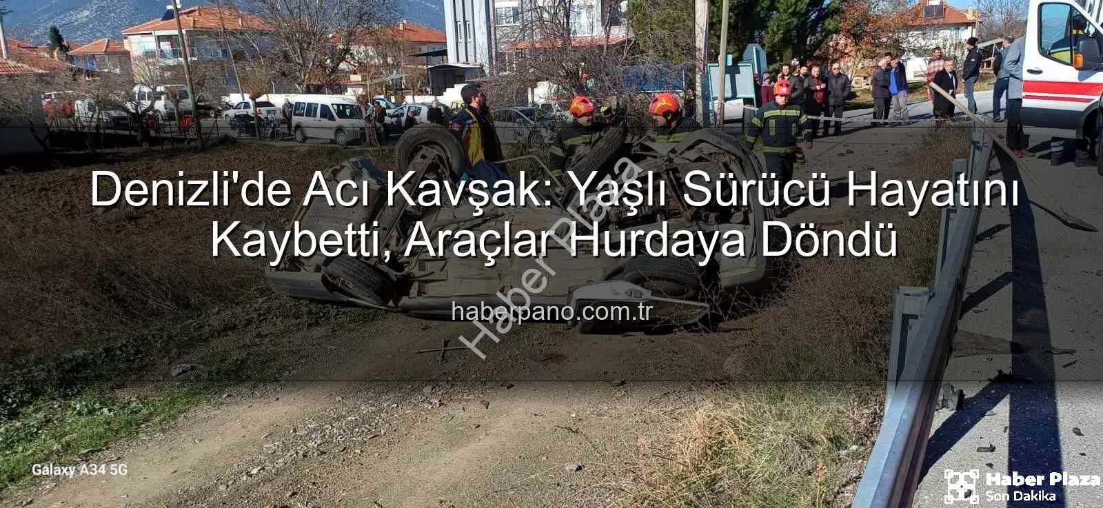 Denizli trafik kazası - Denizli'de Acı Gün: Kavşakta Meydana Gelen Feci Kazada Bir Sürücü Hayatını Kaybetti