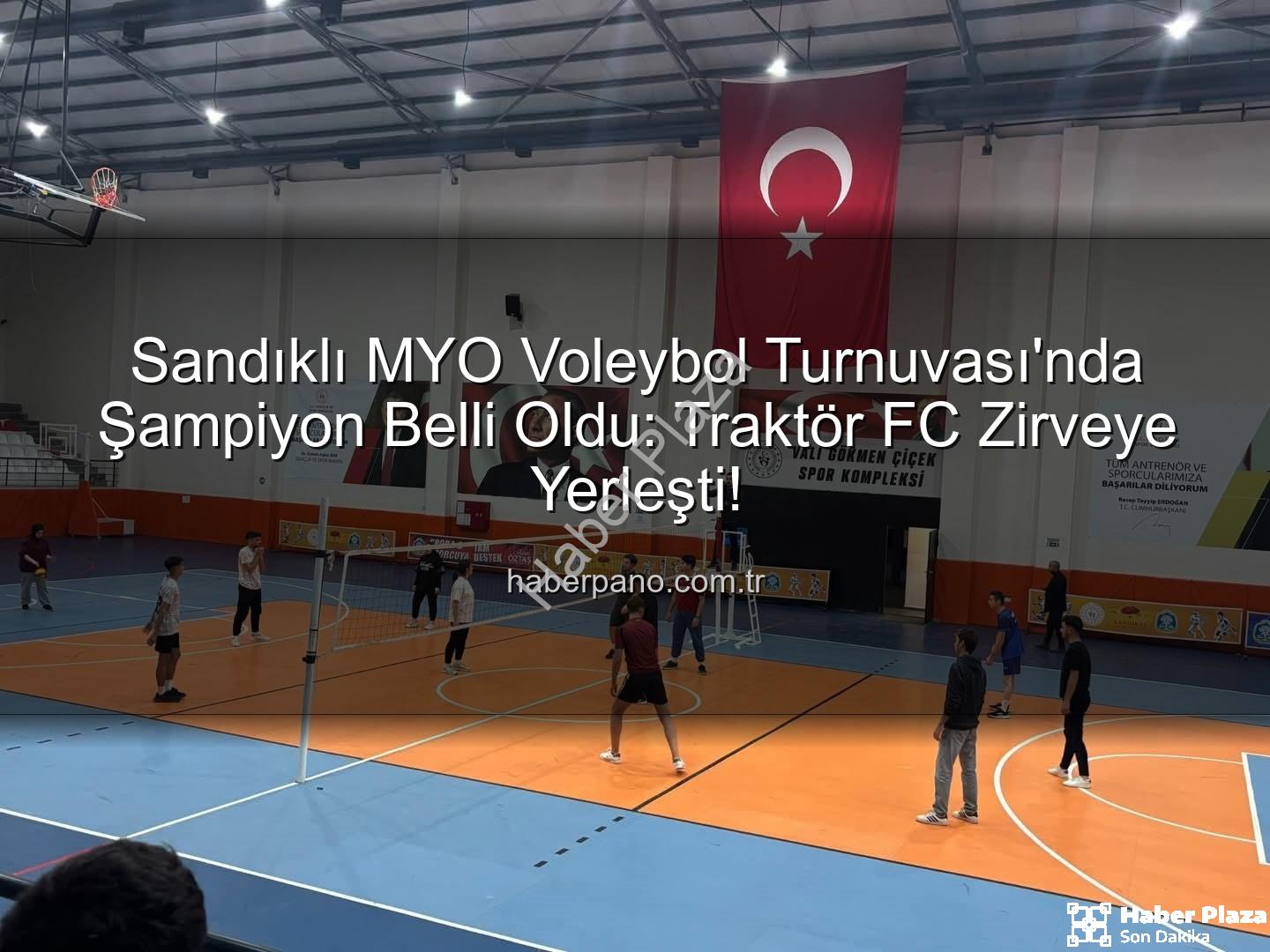 Sandıklı MYO voleybol - Sandıklı MYO Voleybol Turnuvası Nefes Kesti: Traktör FC Şampiyon Oldu!